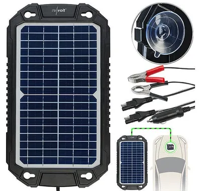 Image de revolt Chargeur solaire pour batteries de voiture