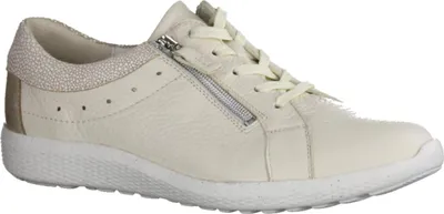 Produktbild von Waldläufer K-Ira 634002-496 Halbschuh, Damen, Leder, Perl Sand/Lightgold - Damenschuhe Bequeme Schnürschuhe, Beige, leder (hirsch/pino fume)