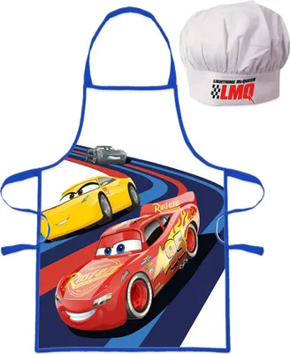Zdjęcie produktu dla Dziecięcy fartuch z czapką kucharską Cars