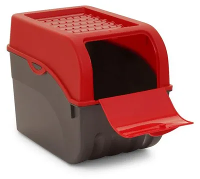 Obrázok produktu pre Novaliv 2x veľký 9L červený box na zeleninu box na uskladnenie zemiakov plechovka na uskladnenie ovocia nádoba na uskladnenie ovocia kvetináč