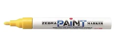 Obrázok produktu pre Lakový popisovač, 3 mm, ZEBRA "Paint marker", žltá