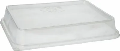 Produktbild von 80x Deckel für Mehrweg Menüschalen 23,4 x 18,7 cm transparent