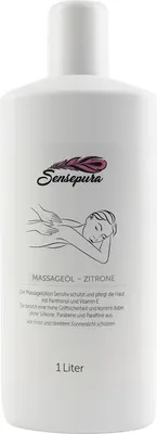 Produktbild von Massageöl Zitrone 1 Liter pflegendes Körperöl