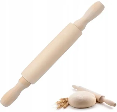 Produktbild von Peewit Küchen-Teigroller Holz Ø 6 cm, 38 cm Länge