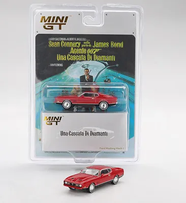 Image de FORD MUSTANG MACH 1 - DIAMONDS ARE FOREVER 1971 Mini GT italienne en blister au 1/64
