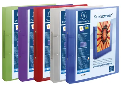 Zdjęcie produktu dla EXACOMPTA Ringbuch "Kreacover® Chromaline" Maxi 15 Stück Verkaufseinheit 666419 3130630547693