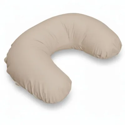Produktbild von EMI&SAM Stillkissen klein 60x50 cm – Stützkissen für Schwangerschaft & Stillzeit, Bezug aus Baumwolle - Beige (Ersatzbezug)