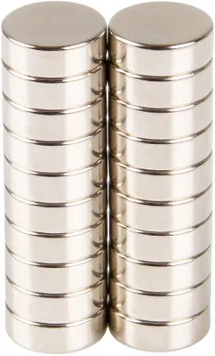 Produktbild von 20er Sterne Neodym-Magnet-Satz | 15 x 5 mm | starke Schiebemagnete für Tafeln, Kühlschränke