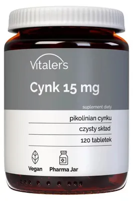 Produktbild von Vitaler's Zink 15 mg 120 Tabletten