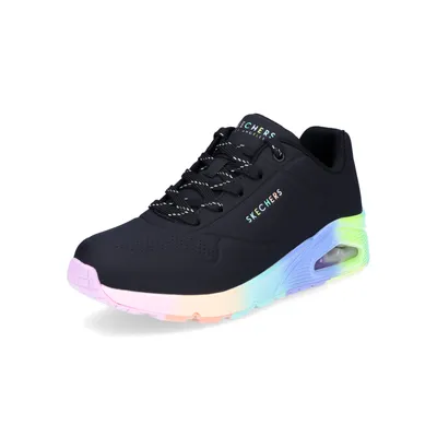 Produktbild von Skechers Damen Sneaker Uno Rainbow Souls schwarz multi