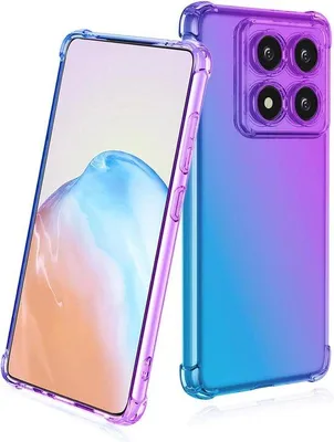 Immagine prodotto di Custodia sottile in silicone, resistente agli urti, viola/blu