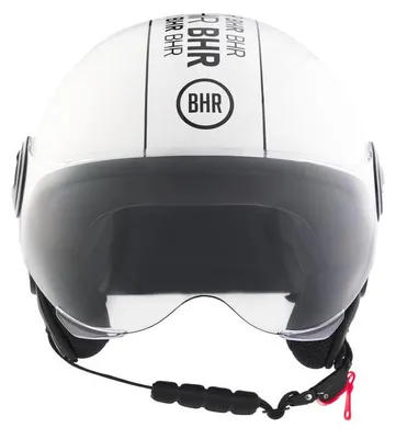 Produktbild von BHR 835 SPECIAL, Demi-Jet Helm ECE 22.06, Kratzfestes Visier, Mikrometrischer Verschluss & abnehmbare Wangenpolster, Cool White, S