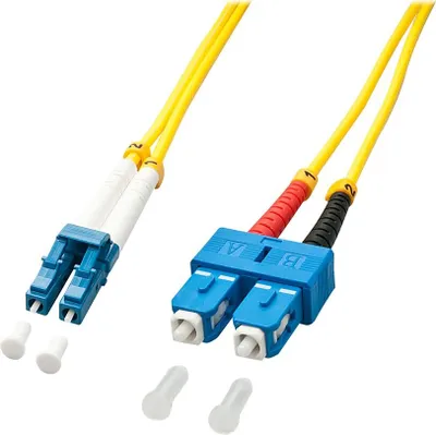 Produktbild von LINDY LWL-Duplexkabel LC/SC OS2 15m 9/125æm Singlemode