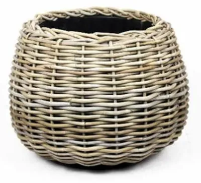 Produktbild von Van der Leeden Pflanzenkorb - Rattan geflochten- 45x34cm - Ubertopf