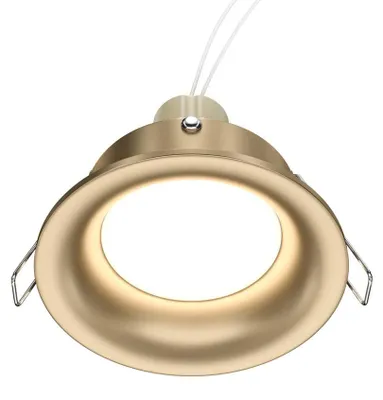 Image de Lampe encastrée, aluminium, 1 flamme, or, D 8,5 cm