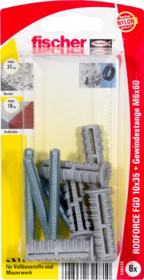 Produktbild von fischer Rodforce FGD 10 M6 TR 60 K 5 Stk