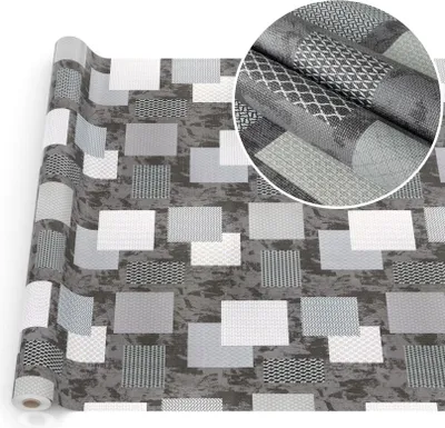 Produktbild von Tischdecke Wachstuch Premium Ornamente Grau Robust Wasserabweisend Breite 140 cm Länge 2000 cm