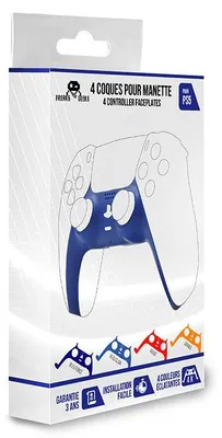 Image de Jeu de quatre étuis colorés pour contrôleur de jeu PlayStation 5 DualSense