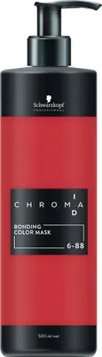Produktbild von Schwarzkopf Chroma ID, Rot, 6-88, Frauen, 500 ml, Pumpenflasche, Aqua (Water, Eau)*Cetearyl Alcohol*Coconut Alcohol*Cocamidopropyl...