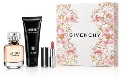 Immagine prodotto di Givenchy L'Interdit EDP 50 ml + BL 75 ml + rossetto 1,5 g W