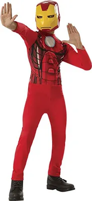 Zdjęcie produktu dla Kostium Iron Mana dla dzieci | Kombinezon superbohatera Avengers | Przebranie Marvel | 128 cm