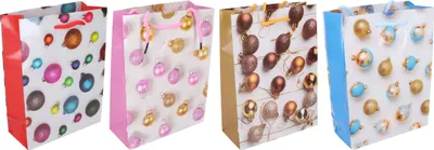 Produktbild von Geschenktüte L 32x44x11 cm Weihnachten