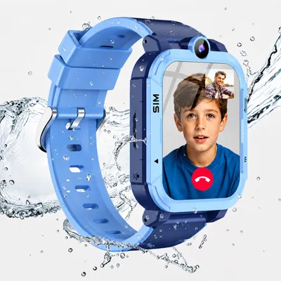 Immagine prodotto di Smartwatch per bambini Blackview Z20 con funzione "tocca per aggiungere amici", batteria da 800mAh, riconoscimento facciale, chiamata di emergenza SOS, display da 1,83 pollici, spegnimento remoto, modalità scuola, 4G, IP67, ideale come regalo