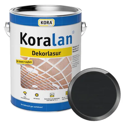 Produktbild von KORA Koralan Dekorlasur - 2.5 Ltr Anthrazitgrau