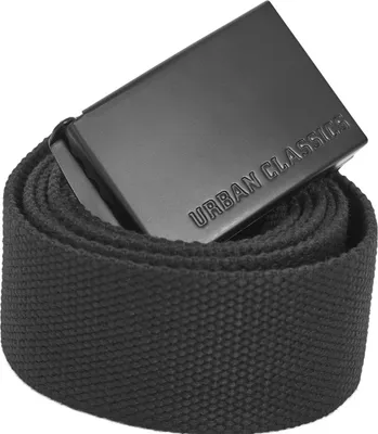 Produktbild von Urban Classics TB2172 | Long Canvas Belt 140cm - Farbe: Black - Größe: 140cm