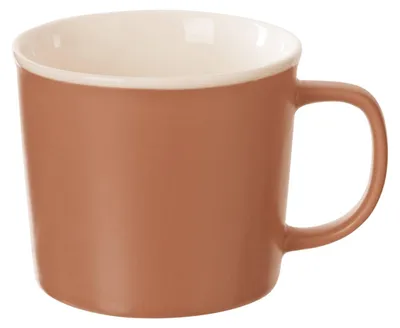 Produktbild von Porzellanbecher mit Griff, NATURE, 380 ml, taupe