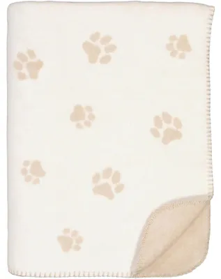 Productafbeelding van Cawö Dekbed "We Love Dogs" met pootjesprint, naturel kleur (150x200 cm)