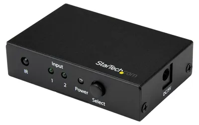 Immagine prodotto di StarTech.com Switch HDMI a 2 porte - Scatola per switch HDMI 4K