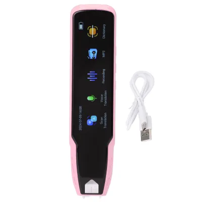Produktbild von A13 Smart Übersetzer Stift – Offline Scanner, 112 Sprachen, wiederaufladbar, Sprach- & Textleser für Reisen, Business & Legasthenie, Pink