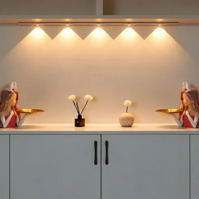 Produktbild von INF Aluminium LED-Bewegungsmelderleuchte dimmbar 20/30/40/50/60cm 50 cm