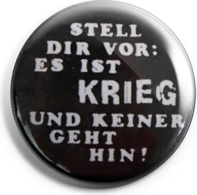 Produktbild von Stell dir vor: Es ist Krieg - Button