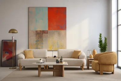 Produktbild von Exklusives Wohnzimmer Set Designer Polstersofa Couchtisch Sessel