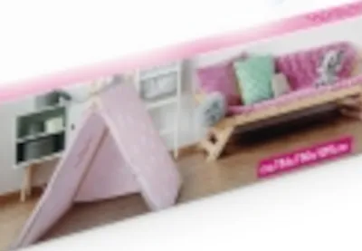 Produktbild von Jugend Kinder Tipi Zelt Spielzelt Kinderzelt Kinderzimmer Kindertipi rosa Herz