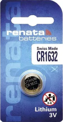 Image de Pile Renata CR1632 Lithium 3V 68mAh