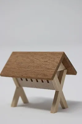Productafbeelding van Miniatuur voerbakje, afmetingen BxHxD: 4,5x3,5x[diepte] cm, nieuw