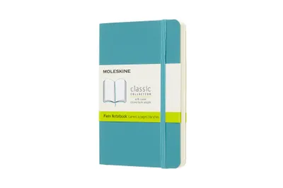 Produktbild von Moleskine Reef Blue Notebook Pocket Plain Soft