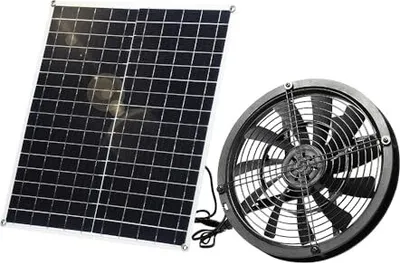 Produktbild von SUNYIMA SOLAR FAN, 20 W WEATERORFORTER FAUS DC Kleine Hühnermänner, Gewächshäuser, Schuppen, Haustierhäuser, Fensterauspuff