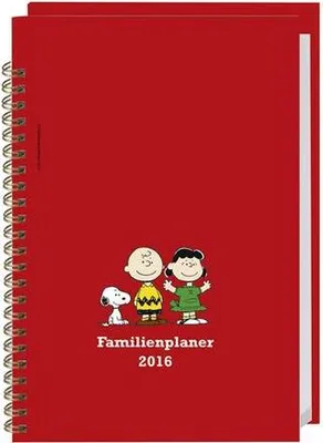Produktbild von Peanuts Familienplaner Buch A5