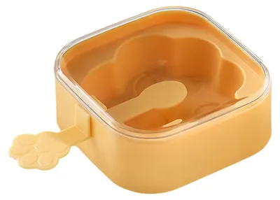 Produktbild von Eisform mit Deckel, lebensmittelechtes Silikon, leicht zu lösen, auslaufsicher, wiederverwendbar, ideal für den Sommer.
