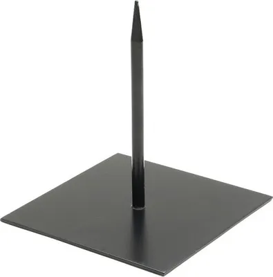 Produktbild von Metallständer in Schwarz, Maße 25x25cm | Dekoständer