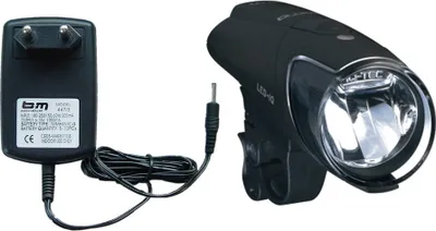 Produktbild von Busch & Müller 1922QMLA Akku-Scheinwerfer 'IXON IQ Premium', LED, 80 Lux, mit Netzgerät und Akkus, schwarz