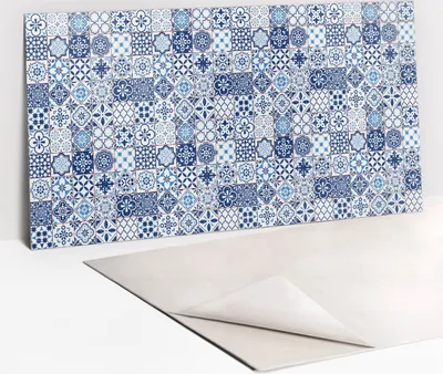 Obrázek produktu pro Ochranný Panel PVC - Samolepicí Vinylové Dlaždice na Stěnu - 100 x 50 - Dekorativní mozaika