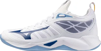 Produktbild von Mizuno Wave Dimension - white/bellwether blue/bel air blue, Größe:13