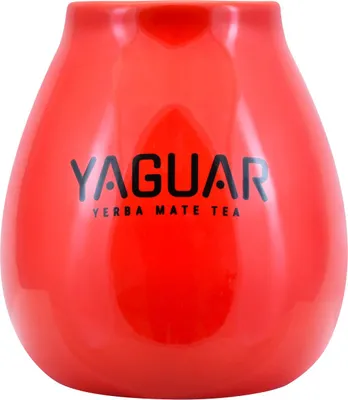 Image de Yaguar gobelet à maté en céramique - 350ml-rouge