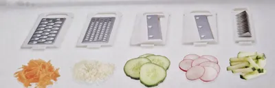 Produktbild von ERNESTO® Multireibe, 7-teilig, Edelstahlklingen