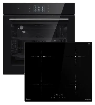 Obrázek produktu pro Samostatná sada sporáku: vestavná trouba 60 cm EB8017ED + indukční varná deska 59 cm IH85900RL | Katalýza | Funkce pizza | Gril | Horký vzduch | Automatický časovač | SET8017IH859RL